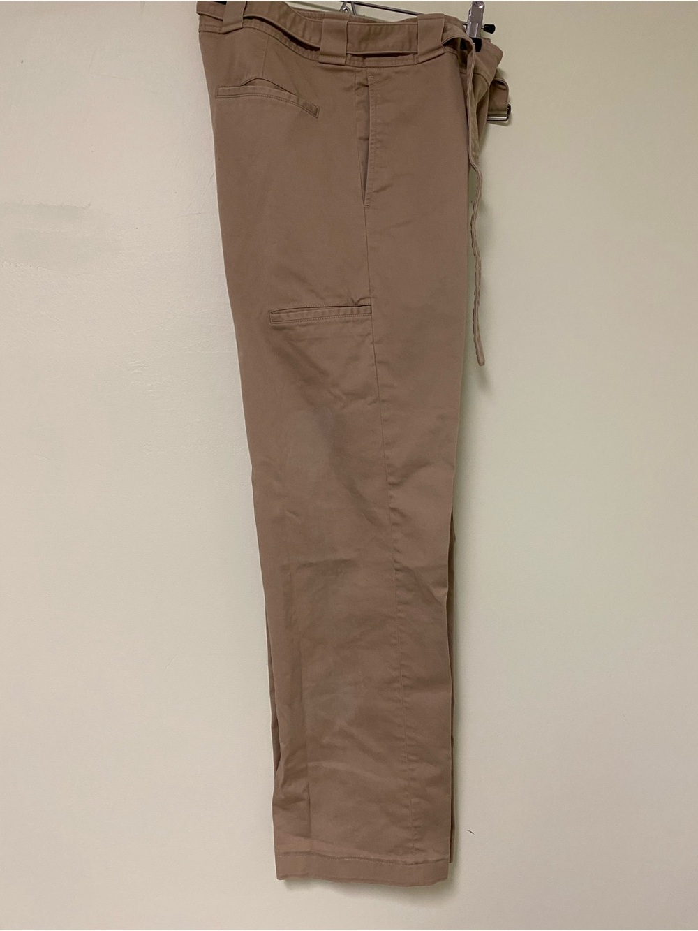Prada Men's Tan Straight-Leg Chino Pants